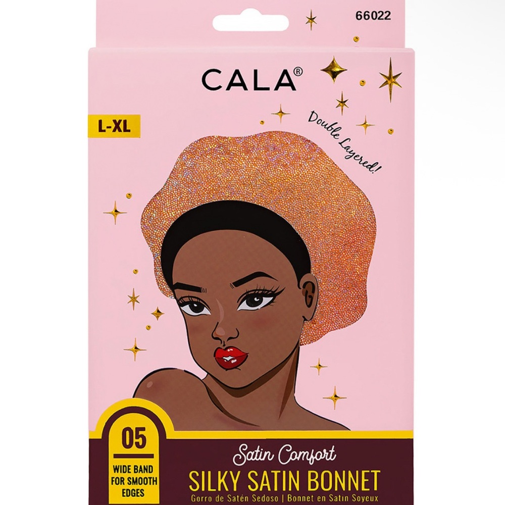 CALA Silky Satin Bonnet in pink